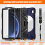 Противоударный чехол Galeo Heavy Duty+ для Samsung Galaxy Tab A9 8.7" SM-X110, SM-X115 Black