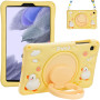 Детский чехол для Samsung Galaxy Tab A7 Lite 8.7" SM-T220, SM-T225 Galeo Cartoon Duck с ремешком