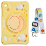 Детский чехол для Samsung Galaxy Tab A7 Lite 8.7" SM-T220, SM-T225 Galeo Cartoon Duck с ремешком