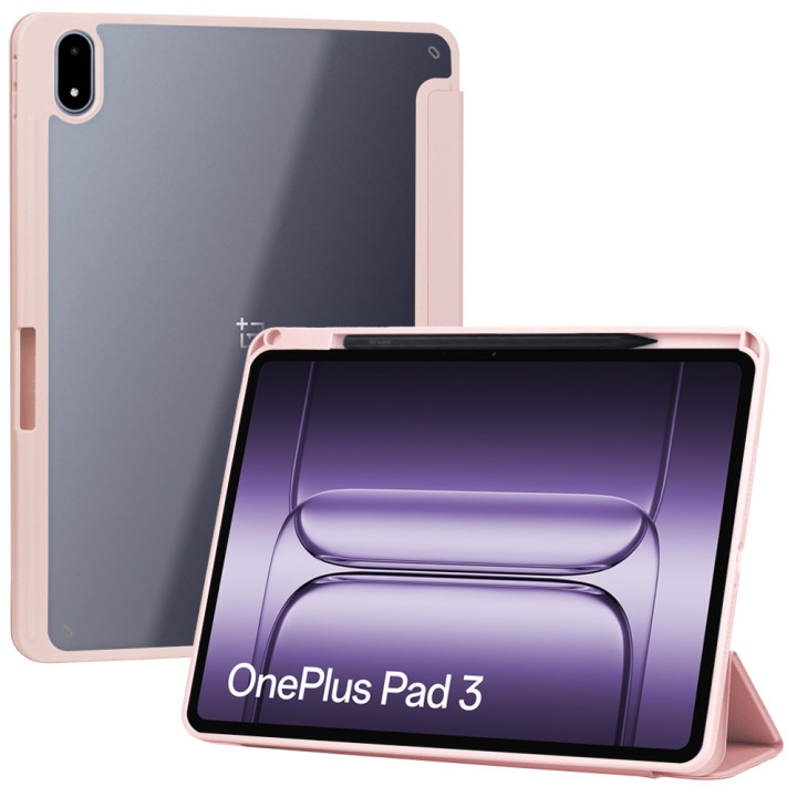 Чохол з відсіком для стилуса для OnePlus Pad 3 13.2" (2025) Galeo Hybrid Pink