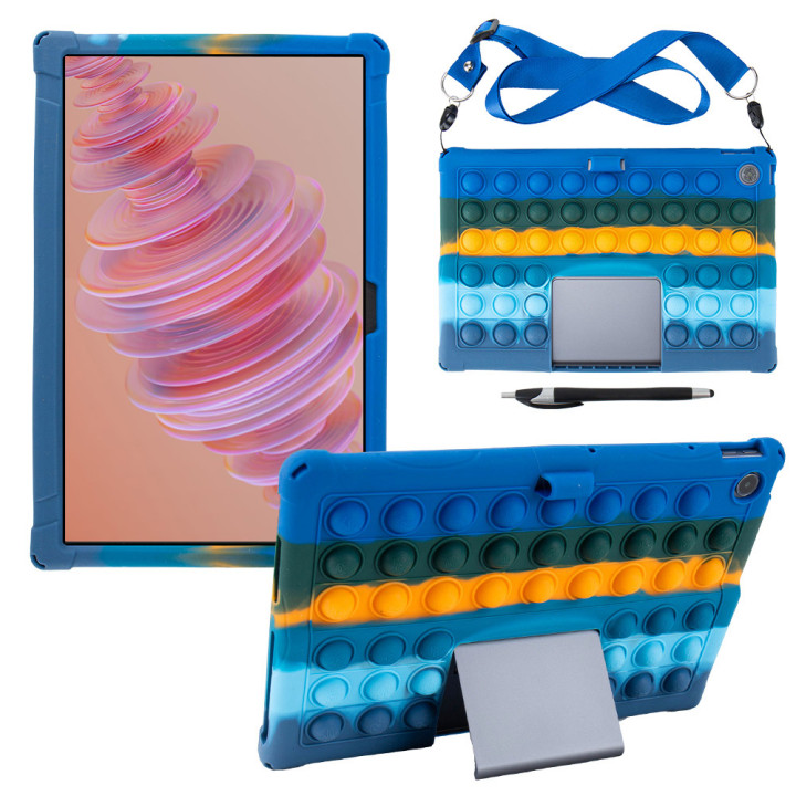Силіконовий чохол Galeo Pop It для Lenovo Tab Plus 11.5 TB351FU / Xiaoxin Pad Studio Rainbow DB