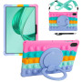 Силіконовий чохол Galeo Pop It для Honor Pad X8a / Honor Pad X9 Rainbow Pink