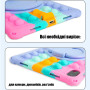 Силіконовий чохол Galeo Pop It для Honor Pad X8a / Honor Pad X9 Rainbow Pink
