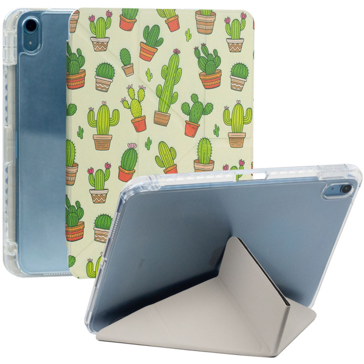 Чехол Galeo Hybrid Y-Type Print для Apple iPad 11 (2025) / iPad 10 (2022) Cactus