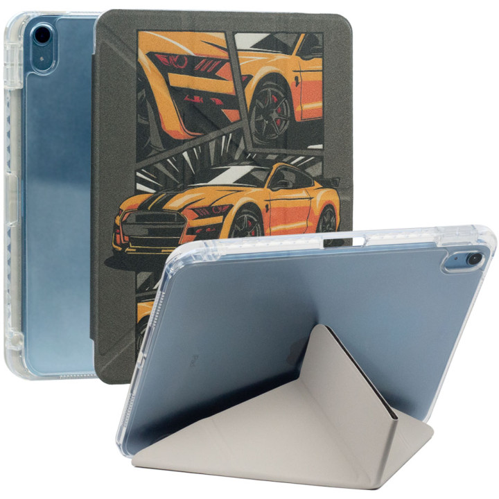 Чехол Galeo Hybrid Y-Type Print для Apple iPad 11 (2025) / iPad 10 (2022) Sports Car