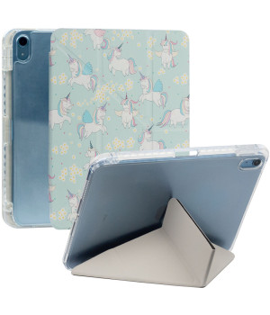Чехол Galeo Hybrid Y-Type Print для Apple iPad 11 (2025) / iPad 10 (2022) Unicorns