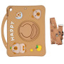 Дитячий чохол для Apple iPad 7/8/9 10.2" (2019/2020/2021) Galeo Cartoon Capybara з ремінцем
