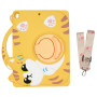 Дитячий чохол для Apple iPad 7/8/9 10.2" (2019/2020/2021) Galeo Cartoon Cat з ремінцем