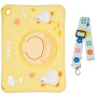 Дитячий чохол для Apple iPad 7/8/9 10.2" (2019/2020/2021) Galeo Cartoon Duck з ремінцем