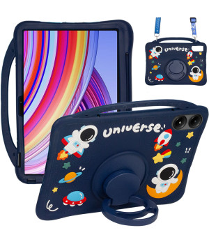 Дитячий чохол для Xiaomi Redmi Pad Pro 12.1" / Poco Pad Galeo Cartoon Space з ремінцем