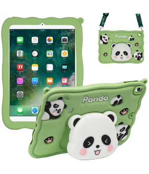 Дитячий чохол для Apple iPad 9.7" (2017/2018), Air 1/2, Pro 9.7" Galeo Cartoon Panda з ремінцем