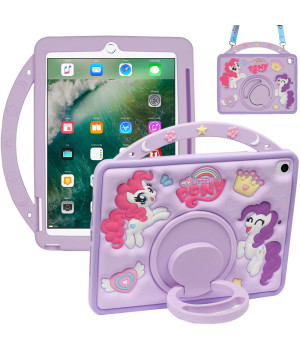 Дитячий чохол для Apple iPad 9.7" (2017/2018), Air 1/2, Pro 9.7" Galeo Cartoon Pony з ремінцем