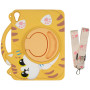 Дитячий чохол для Apple iPad mini 6/7 (2021/2024) 8.3" Galeo Cartoon Cat з ремінцем