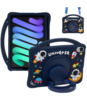 Дитячий чохол для Apple iPad mini 6/7 (2021/2024) 8.3" Galeo Cartoon Space з ремінцем