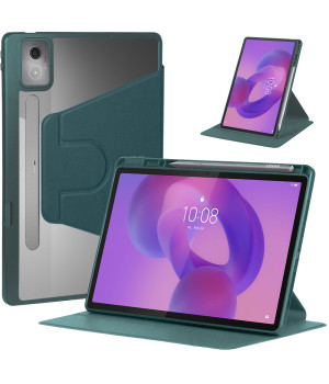 Чохол Galeo Hybrid Rotating with Stylus Holder для Lenovo Idea Tab Pro TB373FU 12.7" (2025) Dark Green