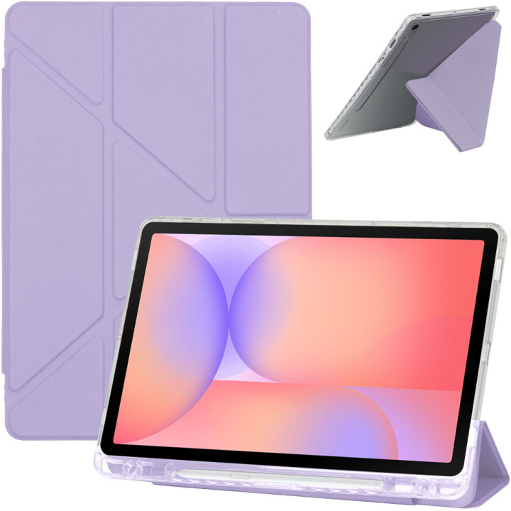 Чехол Galeo Y-Type with S Pen Holder для Samsung Galaxy Tab S9/S9 FE/S10 FE/S10 Lite Lavender