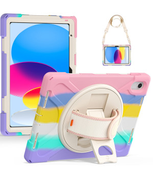 Протиударний чохол Galeo Heavy Duty для Apple iPad 11 (2025) / iPad 10th Gen 10.9" (2022) Rainbow