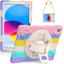 Протиударний чохол Galeo Heavy Duty для Apple iPad 11 (2025) / iPad 10th Gen 10.9" (2022) Rainbow