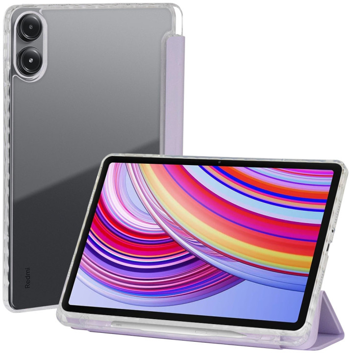Чохол Galeo Acrylic Trifold with Stylus Holder для Xiaomi Redmi Pad Pro 12.1" / Poco Pad Lavender
