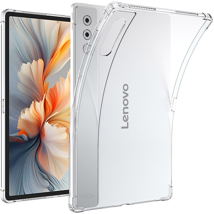 TPU чехол Galeo Anti-Shock для Lenovo Yoga Tab Plus TB520F / Yoga Pad Pro Ai 12.7 (2025) Transparent