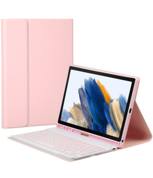 Чехол с клавиатурой для Samsung Galaxy Tab A8 10.5" SM-X200, SM-X205 Galeo (En+Ua+Ru) Pink
