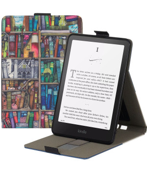 Чохол Galeo TPU Stand для Amazon Kindle Paperwhite 12th Gen 7" / Kindle Colorsoft Bookshelves