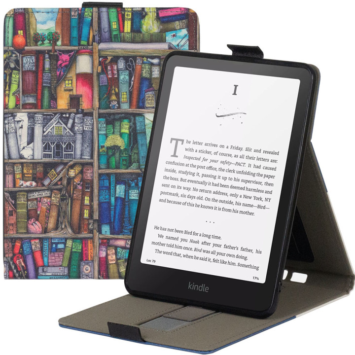 Чохол Galeo TPU Stand для Amazon Kindle Paperwhite 12th Gen 7" / Kindle Colorsoft Bookshelves