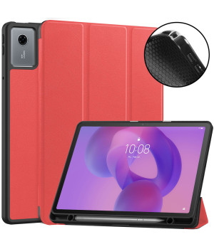 Чехол Galeo Flex TPU с отделением для стилуса для Lenovo Idea Tab 11" / Tab K11 2nd Gen Red