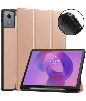 Чехол Galeo Flex TPU с отделением для стилуса для Lenovo Idea Tab 11" / Tab K11 2nd Gen Rose Gold