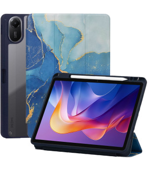 Чехол с отделением для стилуса для Xiaomi Redmi Pad 2 11" (2025) Galeo Hybrid Blue Marble