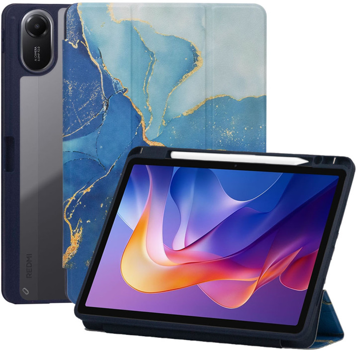 Чохол з відсіком для стилуса для Xiaomi Redmi Pad 2 11" (2025) Galeo Hybrid Blue Marble