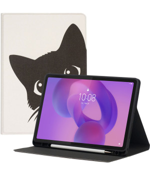 Чохол Galeo TPU Print with Stylus Holder для Lenovo Idea Tab 11" / Tab K11 2nd GenTB336FU Black Cat