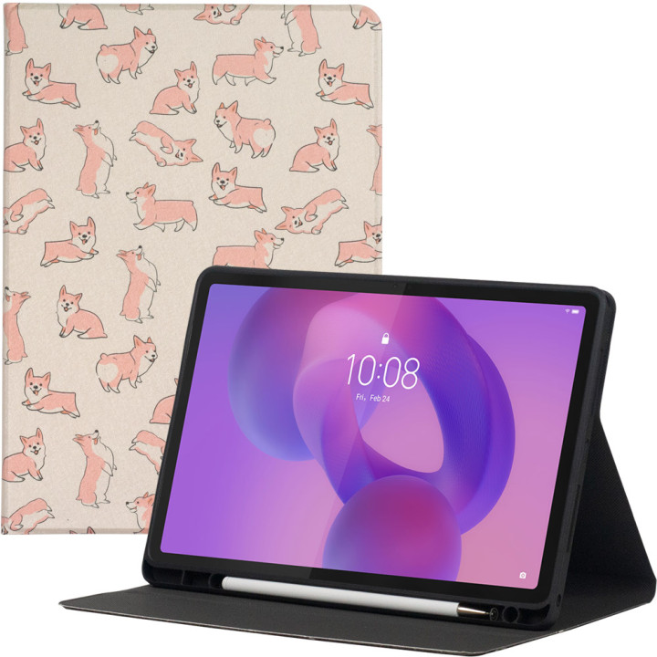 Чохол Galeo TPU Print with Stylus Holder для Lenovo Idea Tab 11" / Tab K11 2nd GenTB336FU Corgi