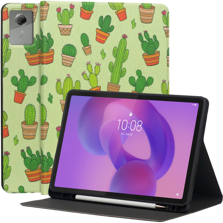 Чохол Galeo TPU Print with Stylus Holder для Lenovo Idea Tab 11" / Tab K11 2nd GenTB336FU Cactus