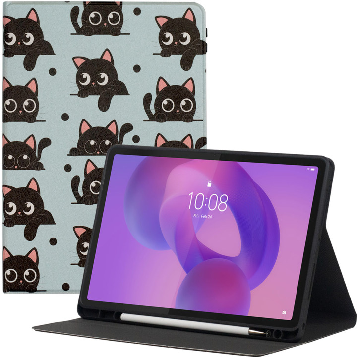 Чохол Galeo TPU Print with Stylus Holder для Lenovo Idea Tab 11" / Tab K11 2nd GenTB336FU Kittens