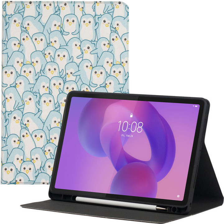 Чохол Galeo TPU Print with Stylus Holder для Lenovo Idea Tab 11" / Tab K11 2nd GenTB336FU Penguins