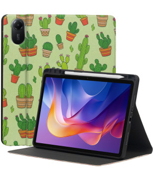 Чехол Galeo TPU Print з відсіком для стилуса для Xiaomi Redmi Pad 2 11" (2025) Cactus