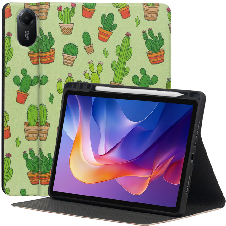Чохол Galeo TPU Print з відсіком для стилуса для Xiaomi Redmi Pad 2 11" (2025) Cactus