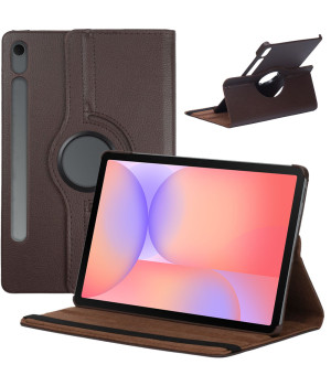 Поворотний чохол Galeo для Samsung Galaxy Tab S10 Lite/S10 FE/S9 FE/S9 Brown