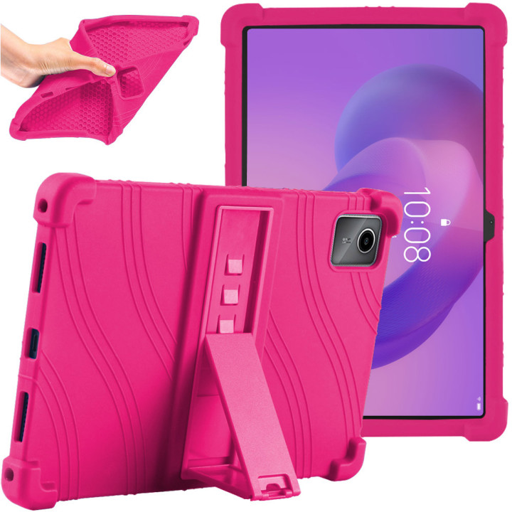 Силіконовий чохол з підставкою для Lenovo Idea Tab 11" / Tab K11 2nd Gen TB336FU, TB336ZU Hotpink