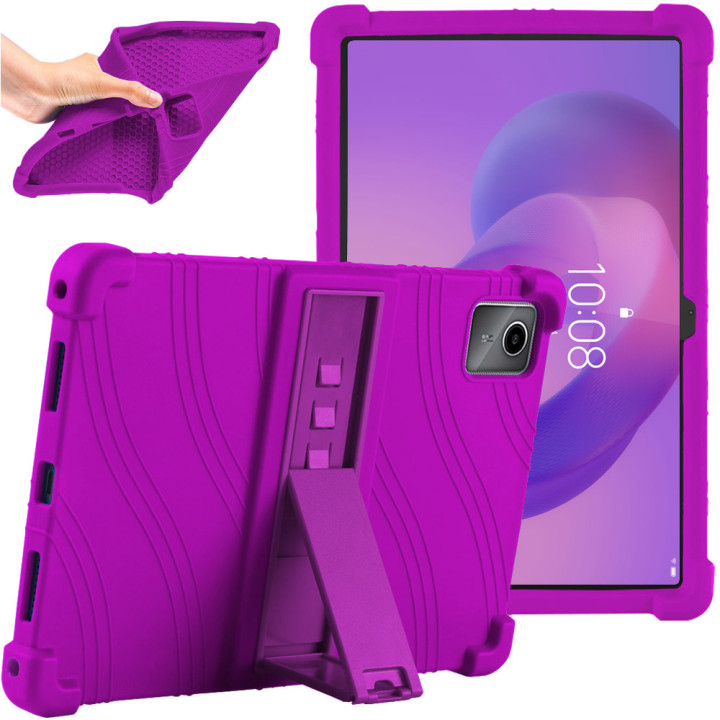 Силіконовий чохол з підставкою для Lenovo Idea Tab 11" / Tab K11 2nd Gen TB336FU, TB336ZU Purple