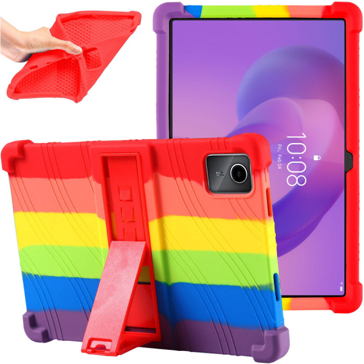 Силіконовий чохол з підставкою для Lenovo Idea Tab 11" / Tab K11 2nd Gen TB336FU, TB336ZU Rainbow