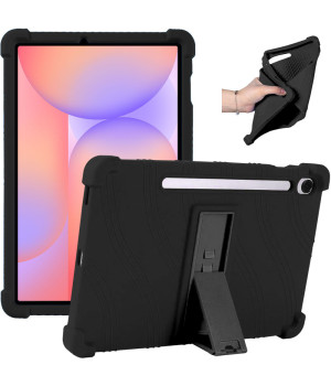 Силіконовий чохол з підставкою для Samsung Galaxy Tab S9 FE/S10 FE/S10 Lite 10.9" Black