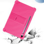 Силиконовый чехол c подставкой для Samsung Galaxy Tab S9 FE/S10 FE/S10 Lite 10.9" Hotpink