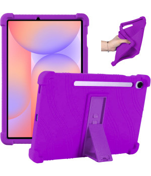 Силіконовий чохол з підставкою для Samsung Galaxy Tab S9 FE/S10 FE/S10 Lite 10.9" Purple