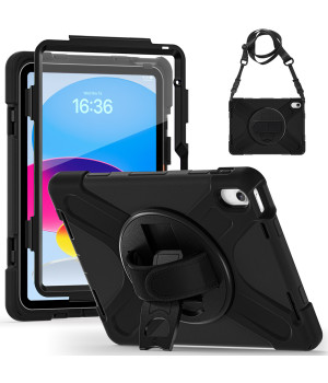 Противоударный чехол Galeo Heavy Duty+ для Apple iPad 11 (2025) / iPad 10th Gen 10.9" (2022) Black