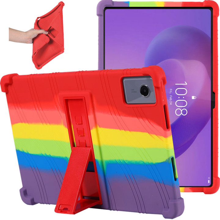 Силіконовий чохол з підставкою для Lenovo Idea Tab Plus 12.1" / Tab K12 TB361FU, TB361ZU Rainbow