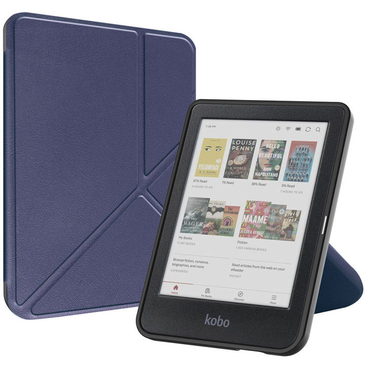 Чохол Galeo TPU Origami для Kobo Clara BW / Clara 2E / Clara Colour Navy Blue