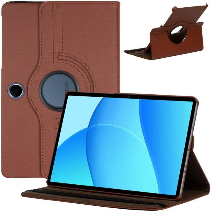 Поворотний чохол для OPPO Pad SE 11" (OPD2419, OPD2420) / OnePlus Pad Lite (2025) Brown