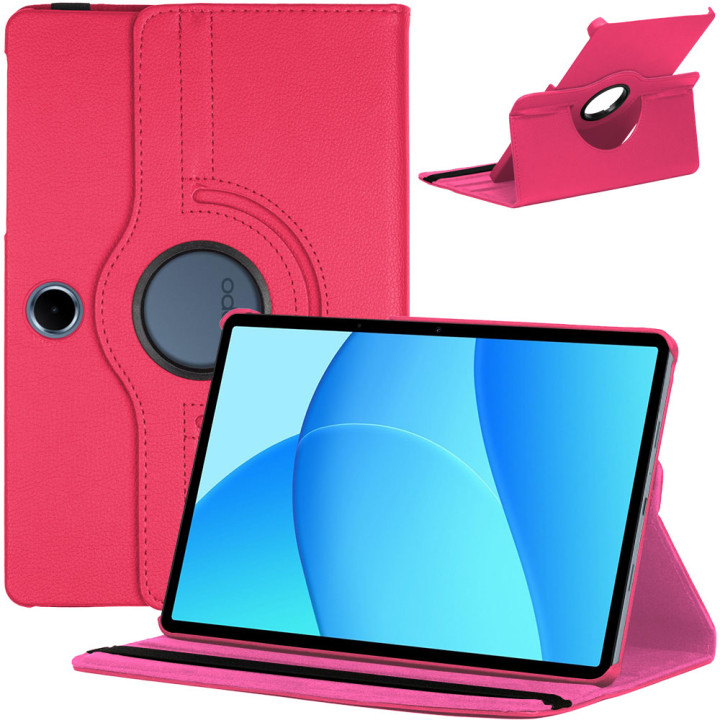 Поворотний чохол для OPPO Pad SE 11" (OPD2419, OPD2420) / OnePlus Pad Lite (2025) Hotpink